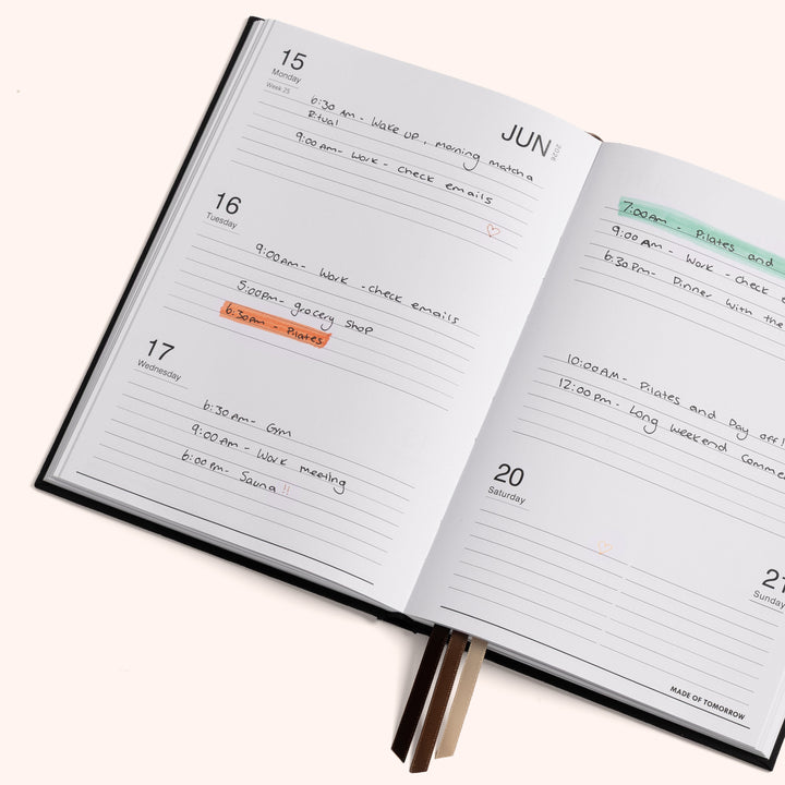 Made of Tomorrow | 2026 Weekly Diary Classic - Liquorice | Shut the Front Door