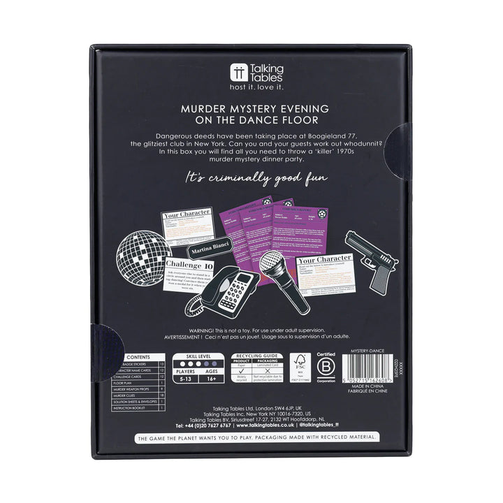 Host Your Own Small Murder Mystery - On The Dance Floor
