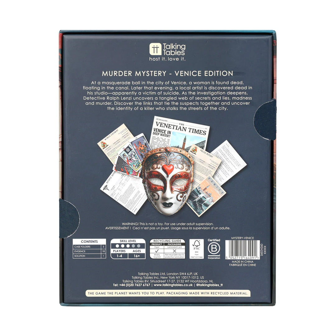 Host Your Own Small Murder Mystery - Venice