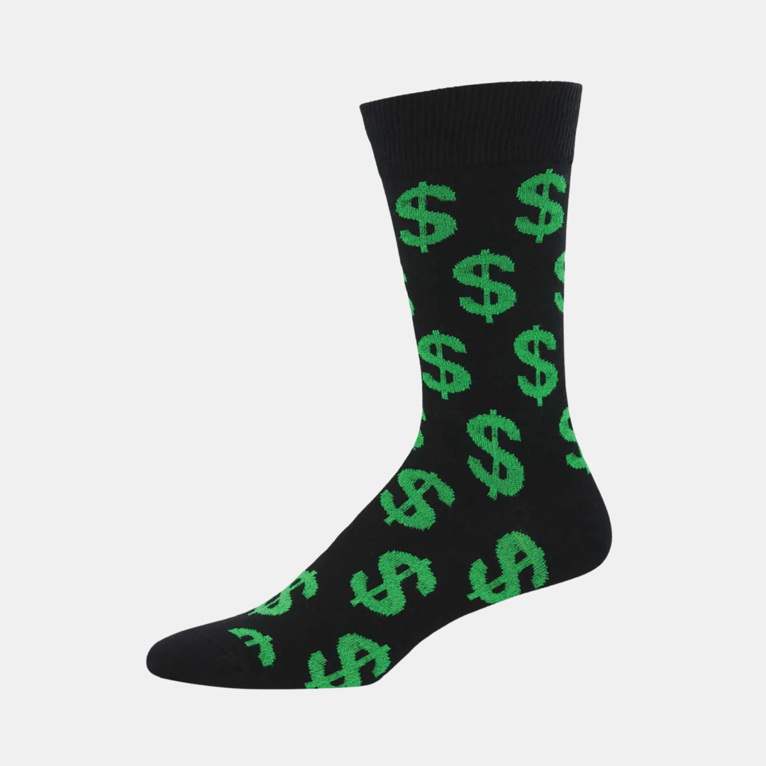 Men's Cha-Ching! Socks - Black