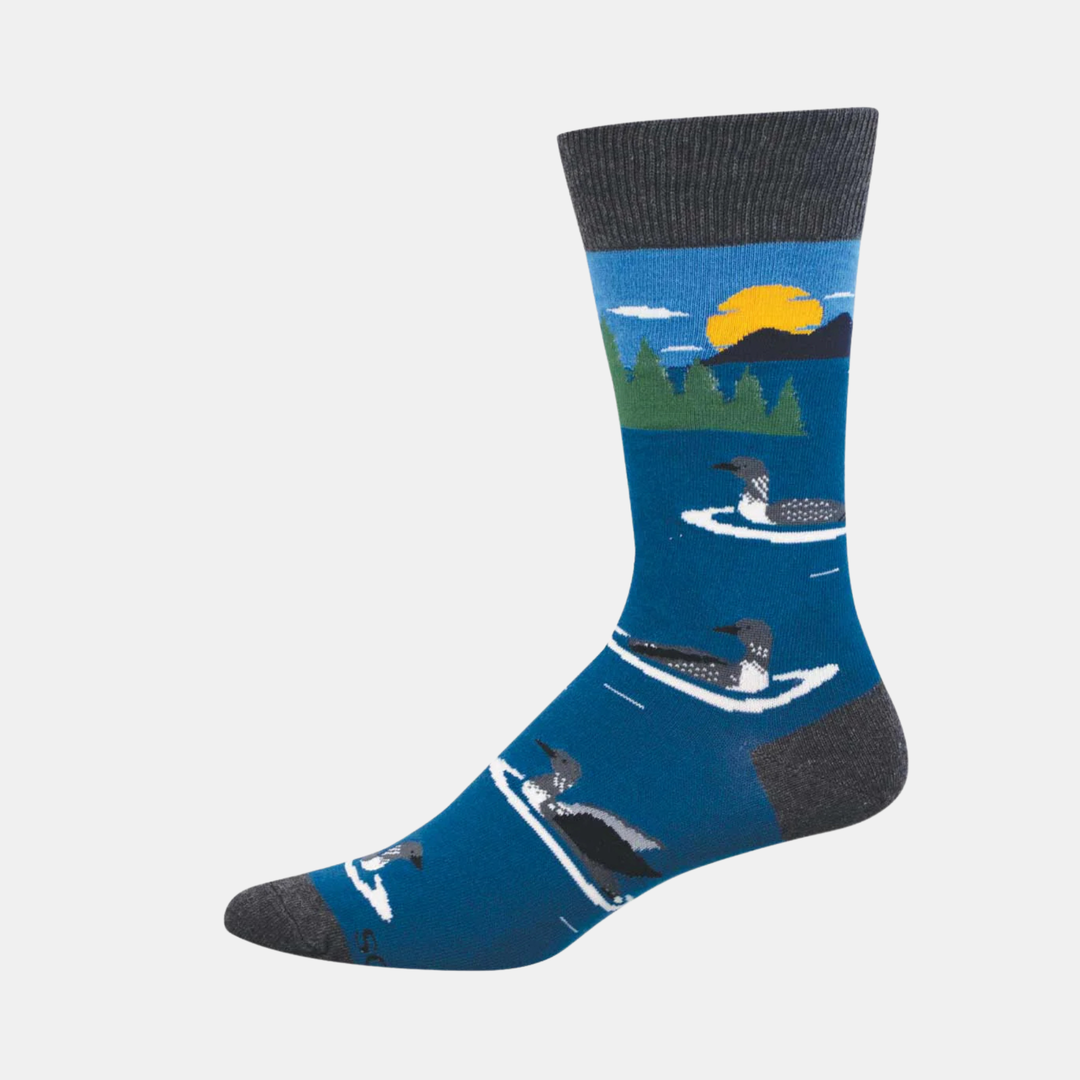Men's What A Loon! Socks - Blue