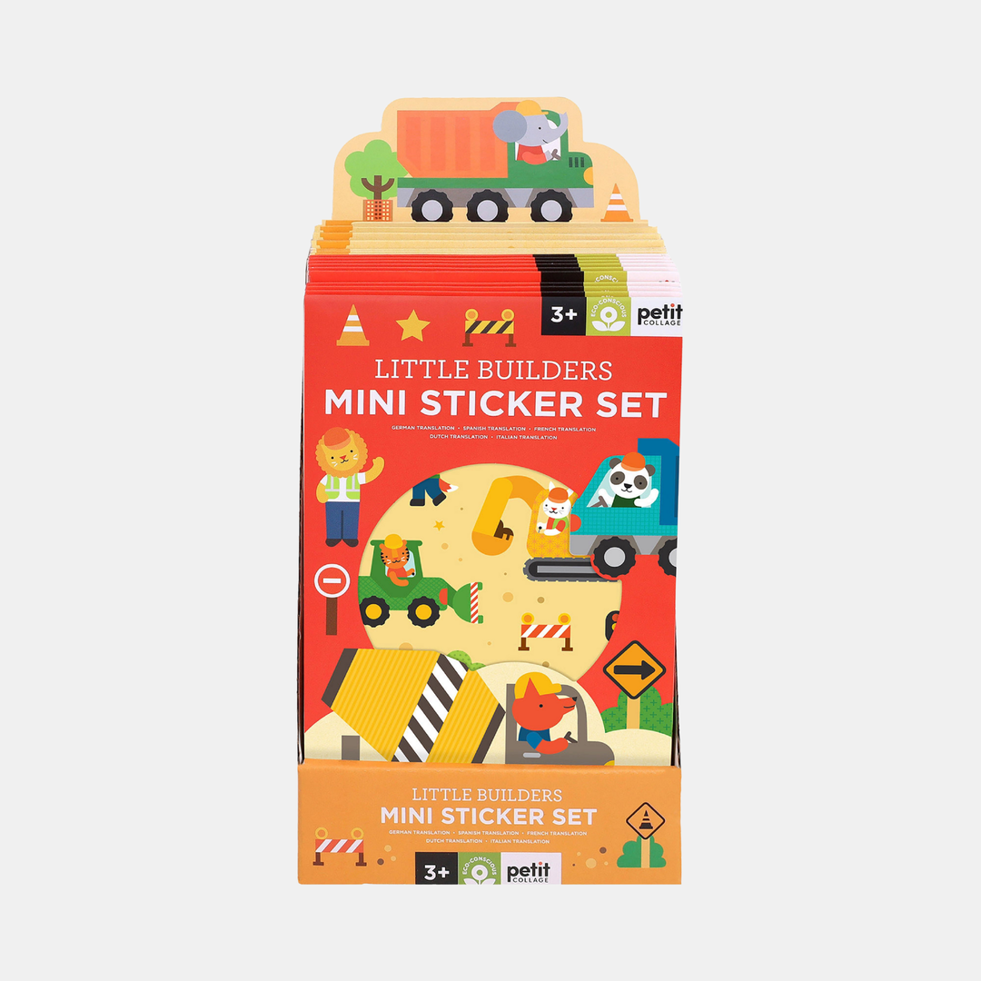 Petit Collage | Mini Sticker Set - Little Builders | Shut the Front Door