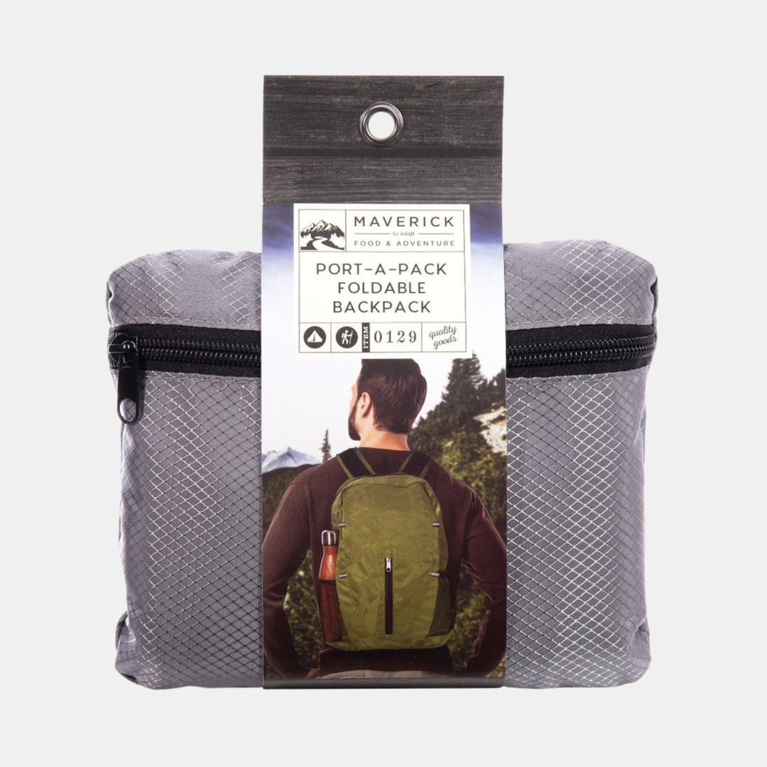 Mavericks | Port-A-Pack Explore - Foldable Backpack | Shut the Front Door