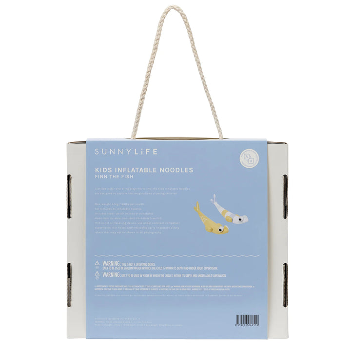 Sunnylife | Kids Inflatable Noodle - Finn the Fish Multi S2 | Shut the Front Door