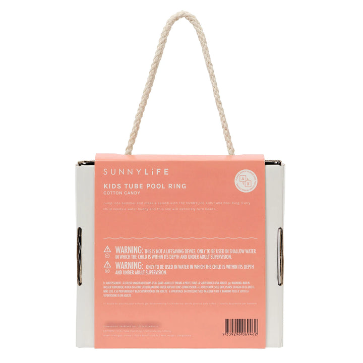 Sunnylife | Kids Tube Pool Ring - Cotton Candy Cherry | Shut the Front Door