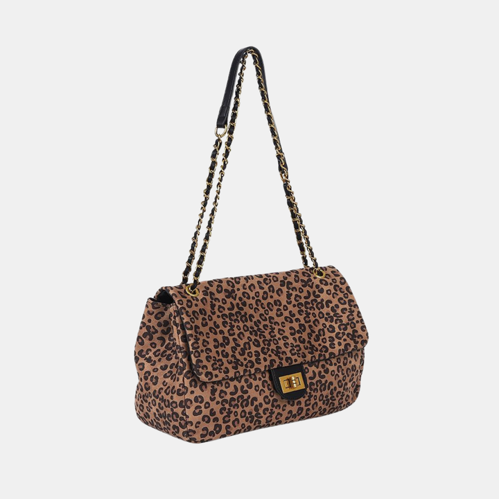 Antigone | Aurora Shoulder Bag - Leopard Print | Shut the Front Door