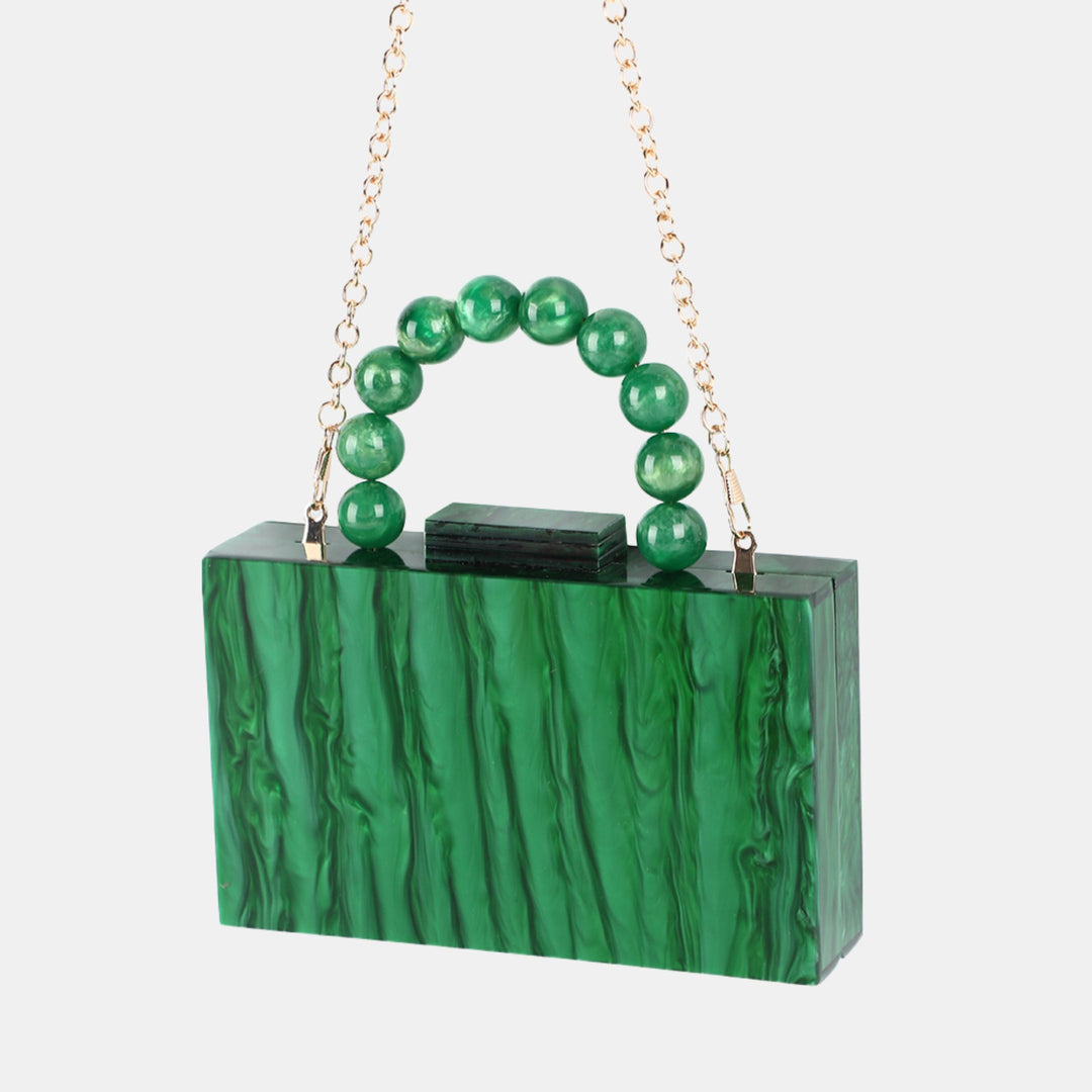 Antigone | Blair Acrylic Bag - Green | Shut the Front Door