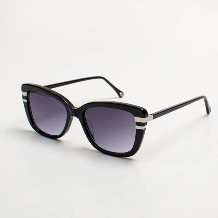 Antigone | Jazz Sunglasses - Black/Silver | Shut the Front Door