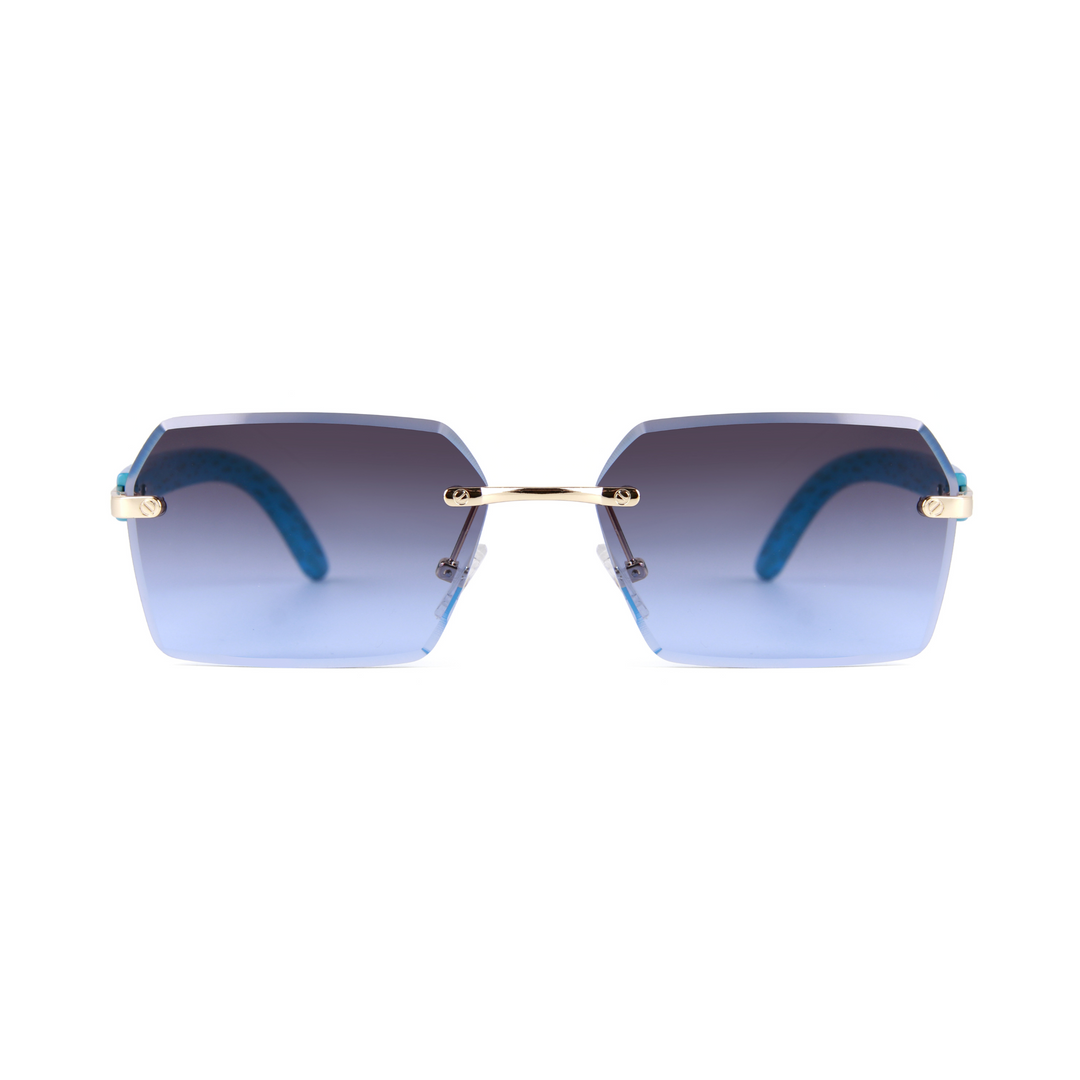 Sam Sunglasses - Blue Brown Tortoise