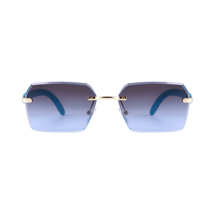 Sam Sunglasses - Blue Brown Tortoise