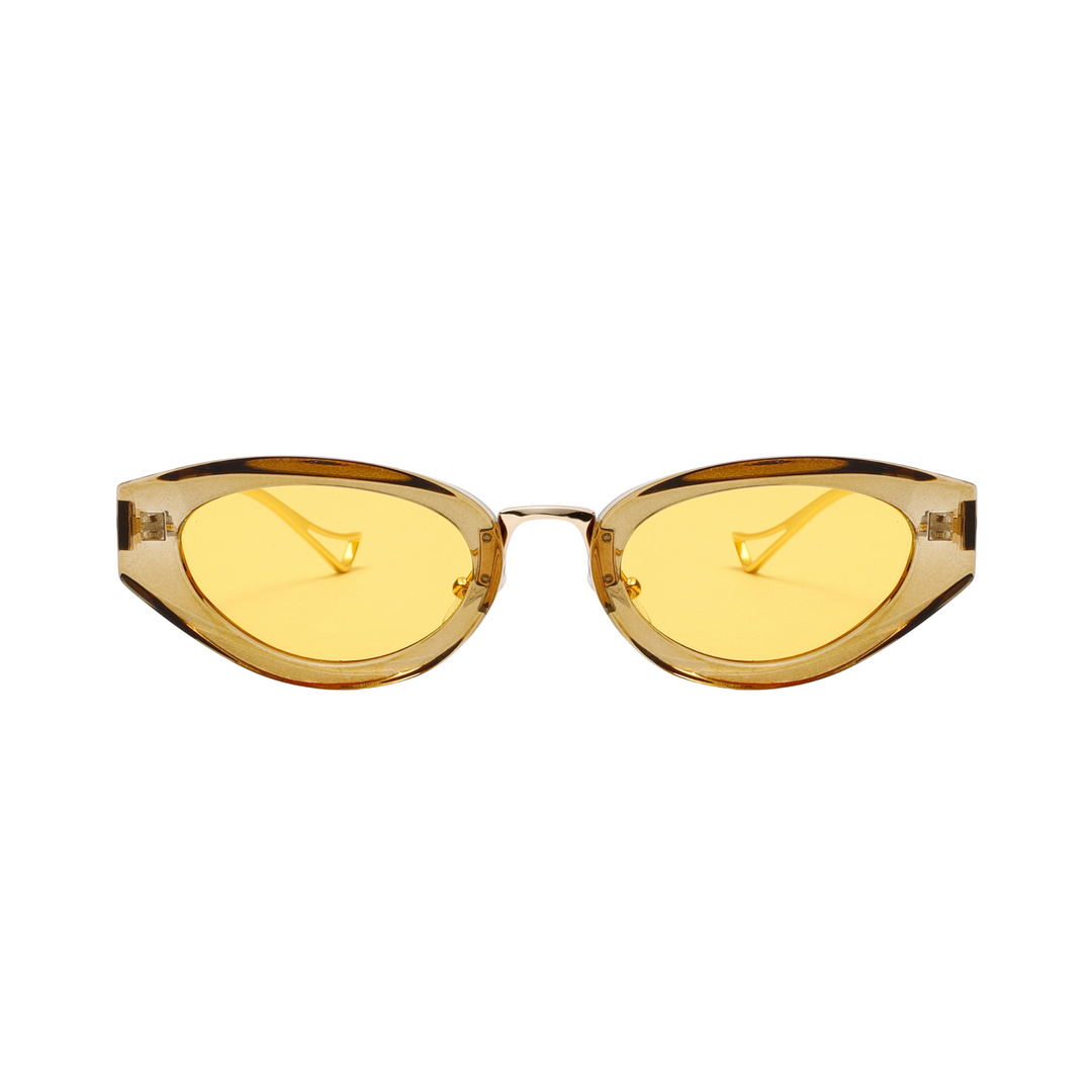 Brianna Sunglasses - Yellow Gold