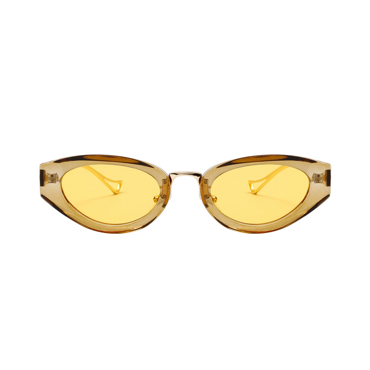 Brianna Sunglasses - Yellow Gold