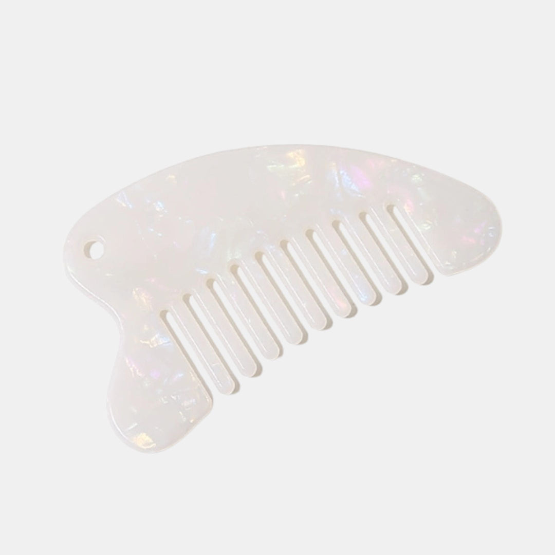 Harlow Small Hair Comb - White
