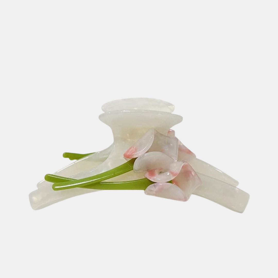 Jacin Hair Clip - White