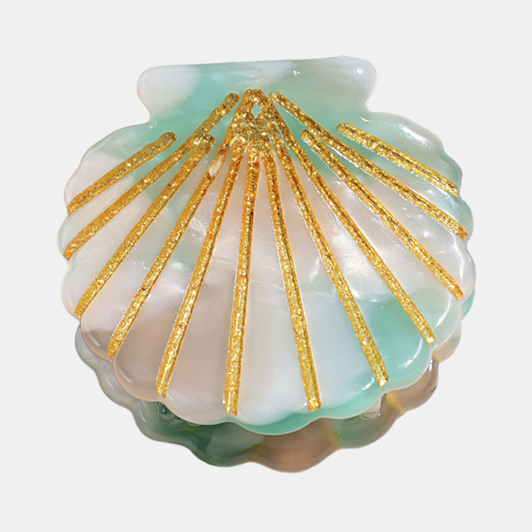 Emerson Hair Clip S2 - Green Shell