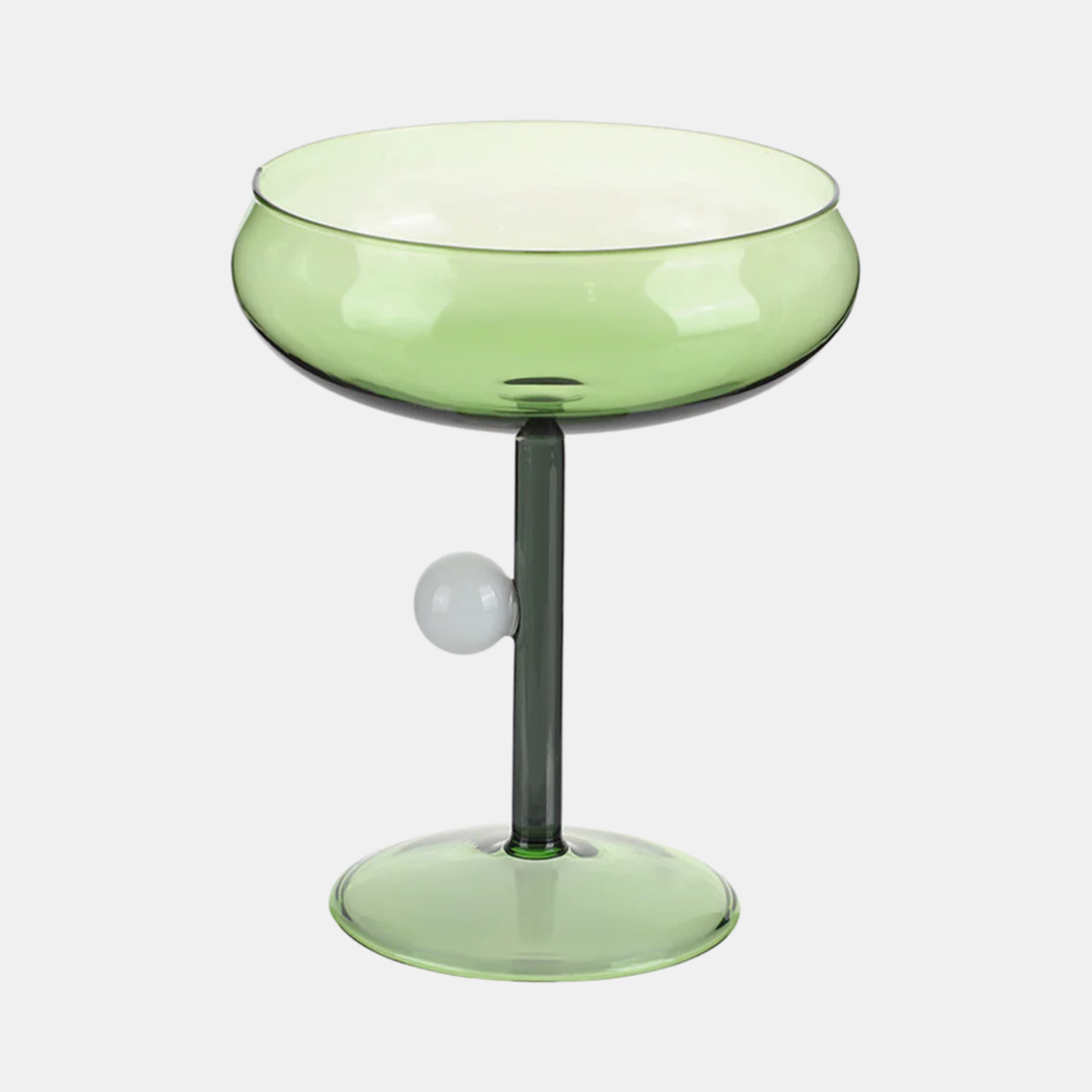 Garcia | Cocktail Glass 300ml- Green | Shut the Front Door