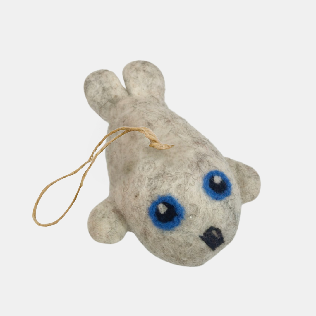 Decoration Felt -  Seal Pup Snowy