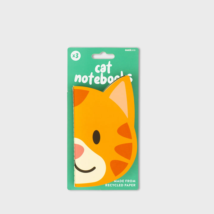 Notebooks Cat Shaped (set of 3)