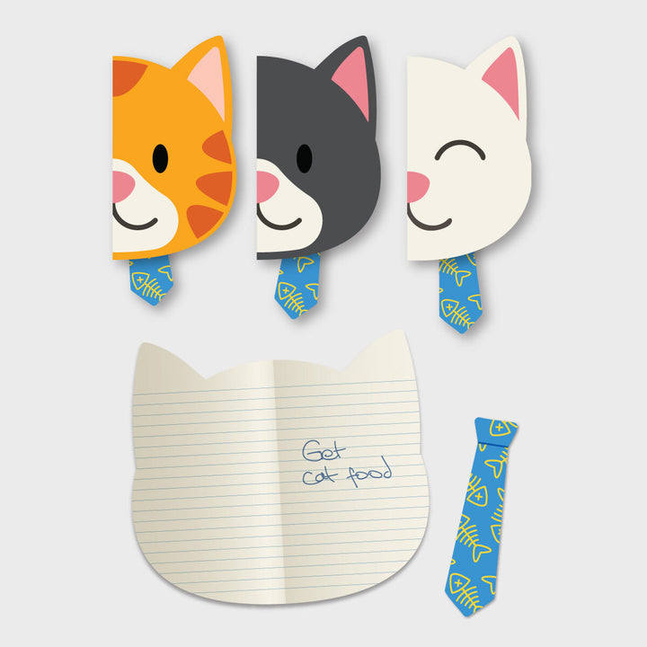 Notebooks Cat Shaped (set of 3)
