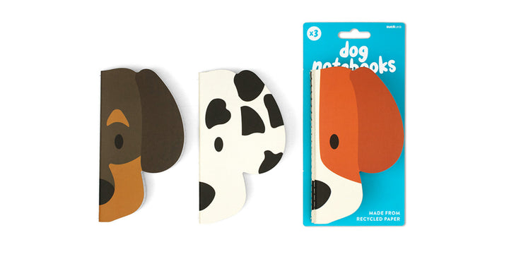 Notebooks Dog Shaped (set of 3)