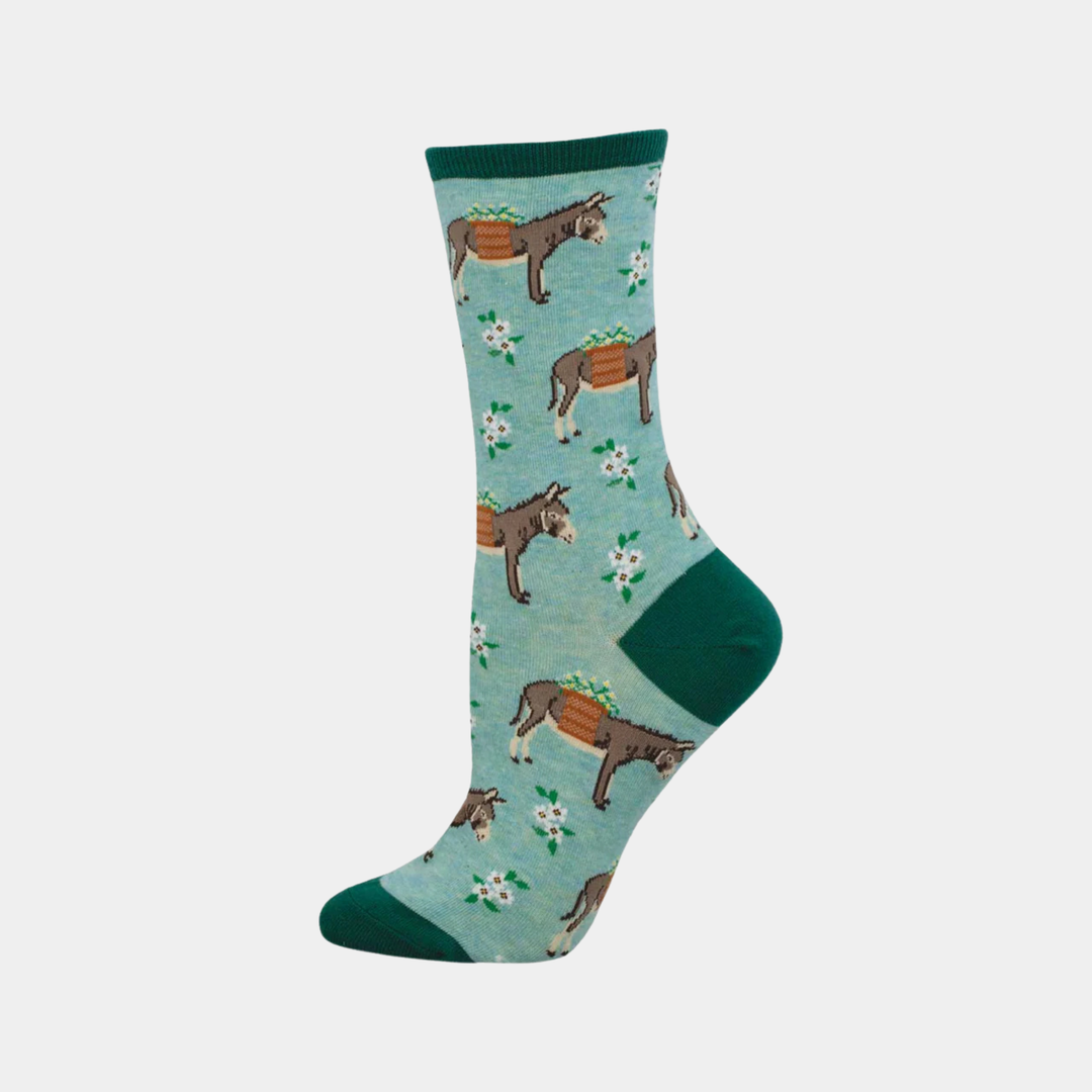 Socksmith | Women's Hauling Ass Socks - Blue Heather | Shut the Front Door