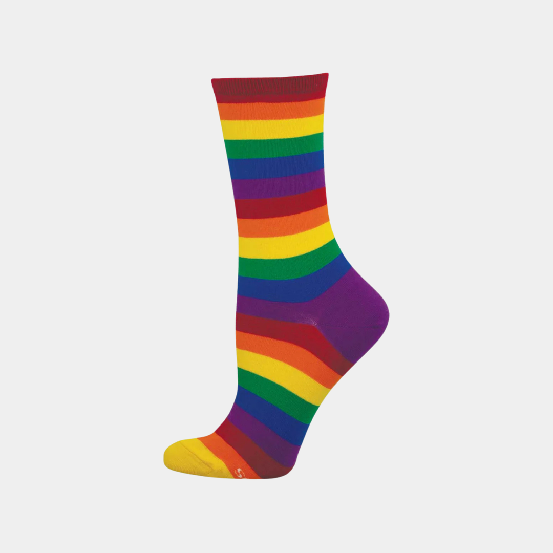 Socksmith | Women's Pride Stripes Socks - Multi | Shut the Front Door