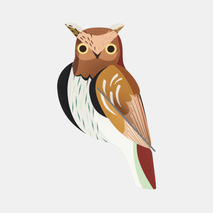Wall Art Garden Birds (B6) - Tawny Owl