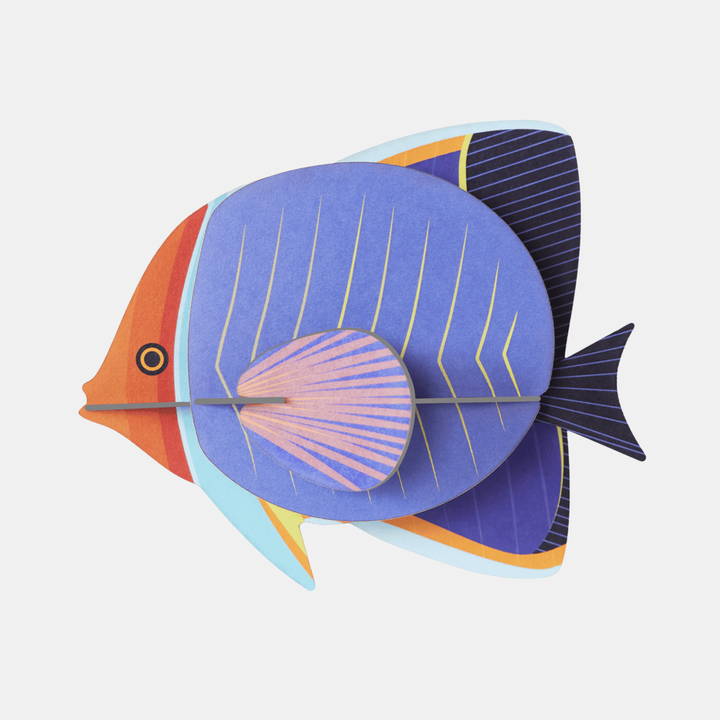 Wall Art Sea Creatures (B7) - Butterfly Fish