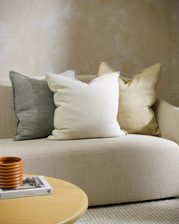 Baya | Cassia Cushion 55x55cm - Chambray | Shut the Front Door