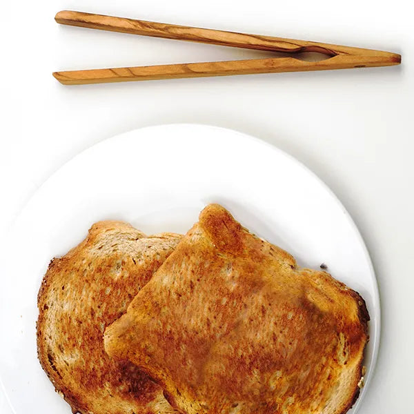 RSVP | Toast Tongs Olive wood | Shut the Front Door