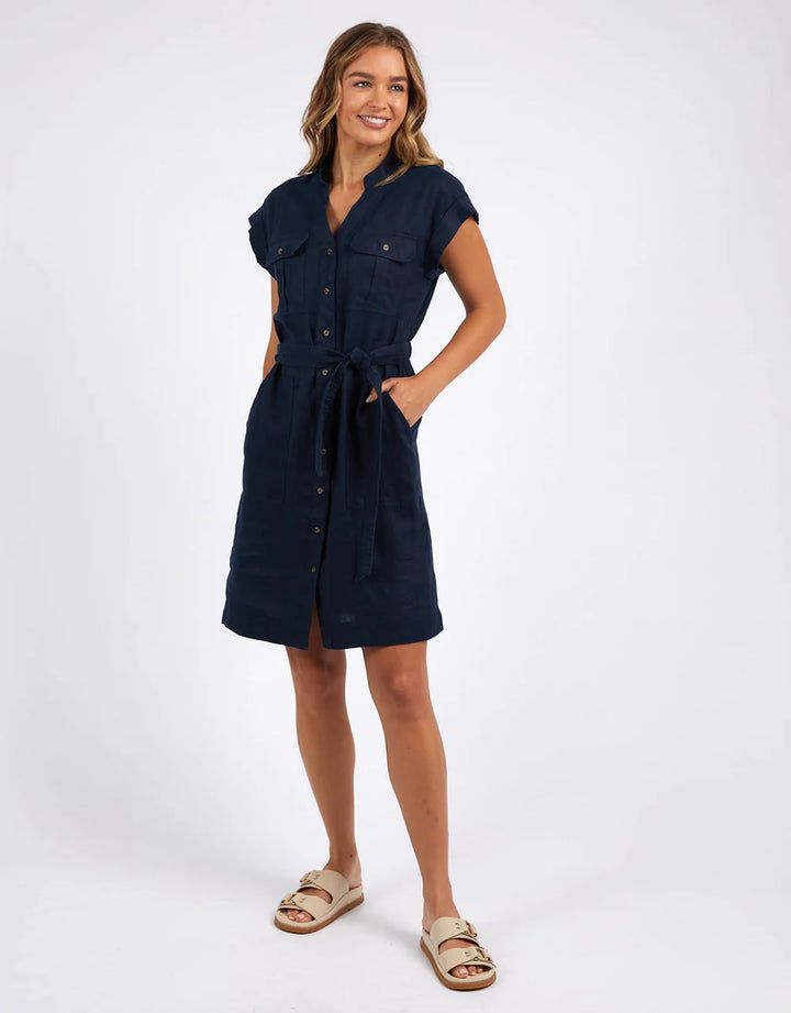 Foxwood | Harlow Dress - Navy | Shut the Front Door