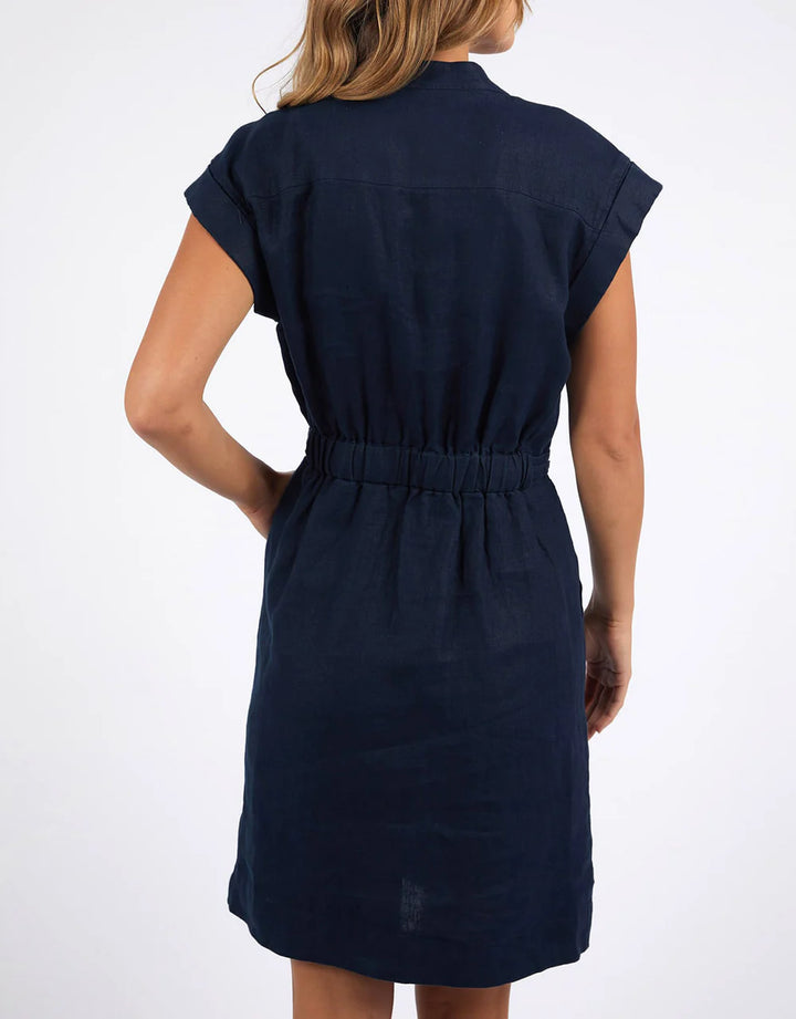 Foxwood | Harlow Dress - Navy | Shut the Front Door