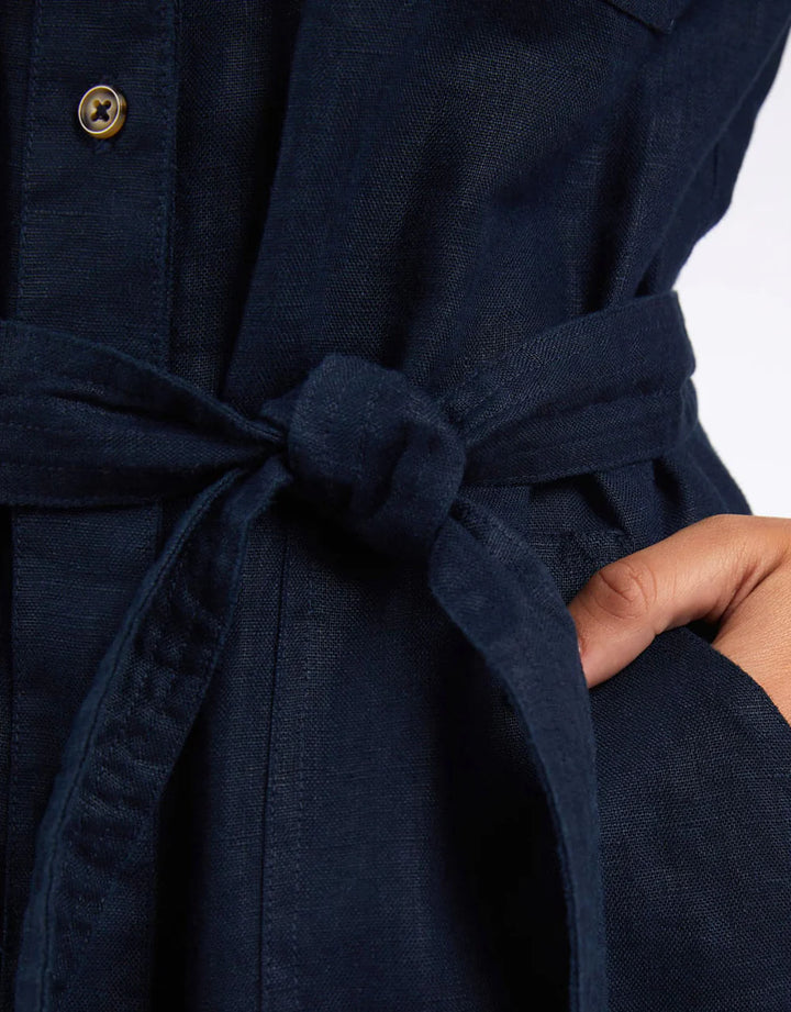 Foxwood | Harlow Dress - Navy | Shut the Front Door