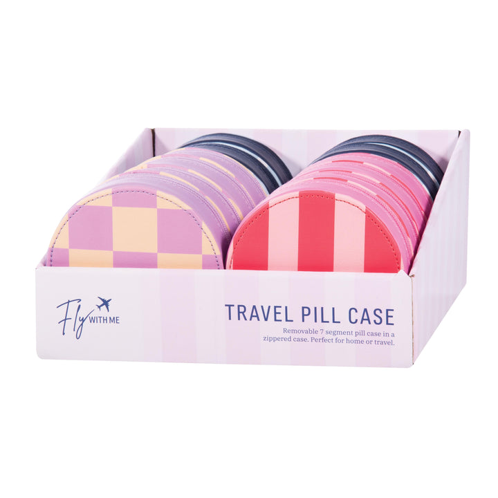 IS Gifts | Travel Pill Case - Lilac/Butter | Shut the Front Door