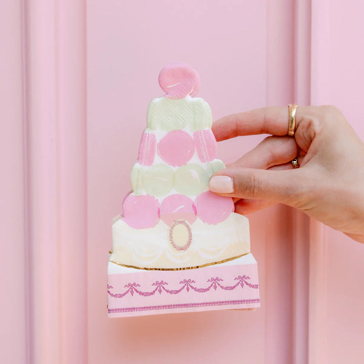 Meri Meri | Laduree Paris Macaron Pyramid Napkins | Shut the Front Door