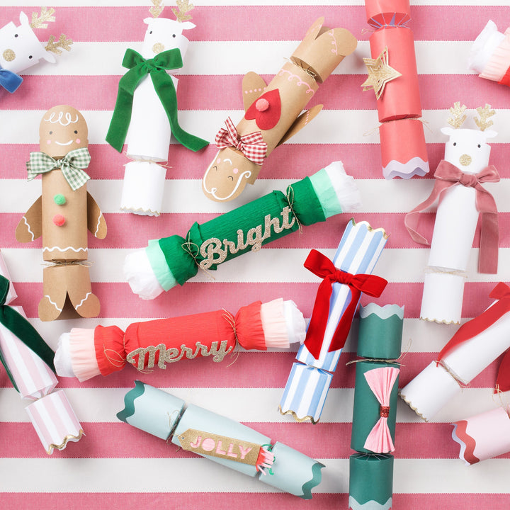 Meri Meri | Merry & Bright Christmas Crepe Crackers | Shut the Front Door