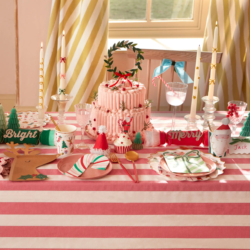 Meri Meri | Candy Cane Napkin - Large | Shut the Front Door