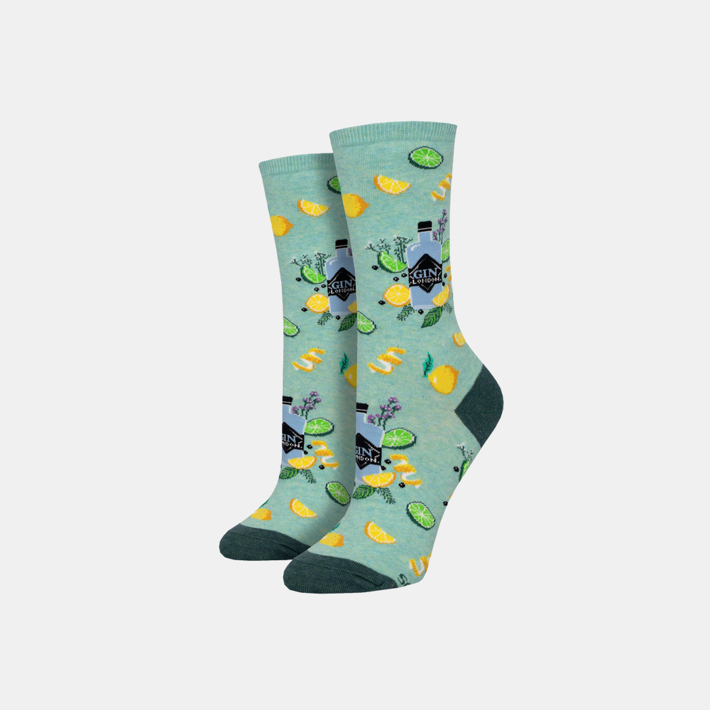 Socksmith | Women's Gin It To Win - Mint Heather | Shut the Front Door