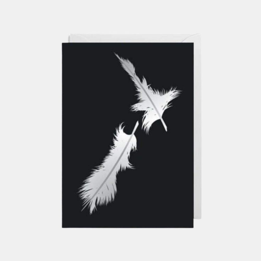 Glenn Jones Art | Card Feathers G. Jones Blank | Shut the Front Door