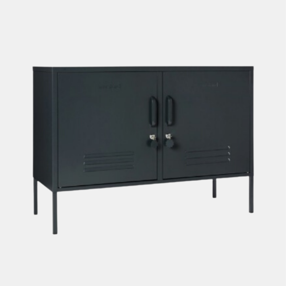 Mustard Made Lowdown Locker Slate Grey Shut the Front Door