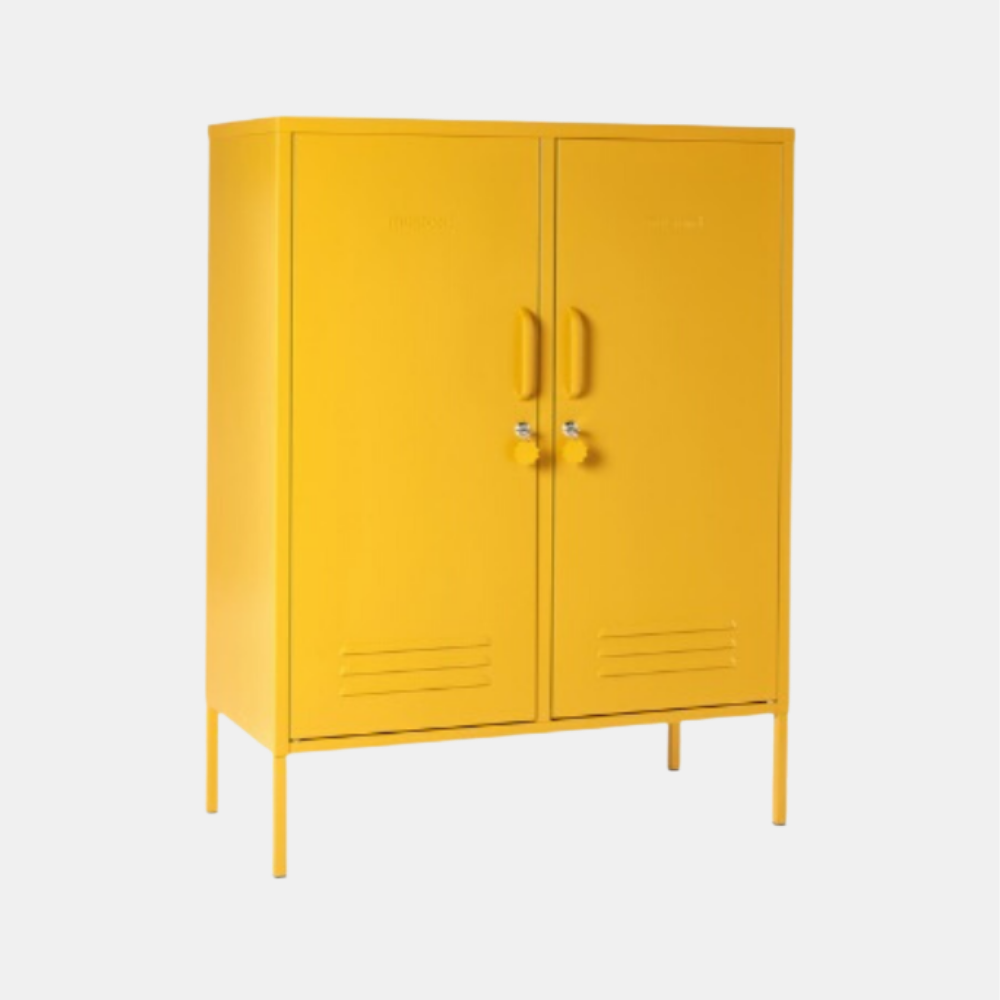 Mustard | Midi Locker - Mustard | Shut the Front Door