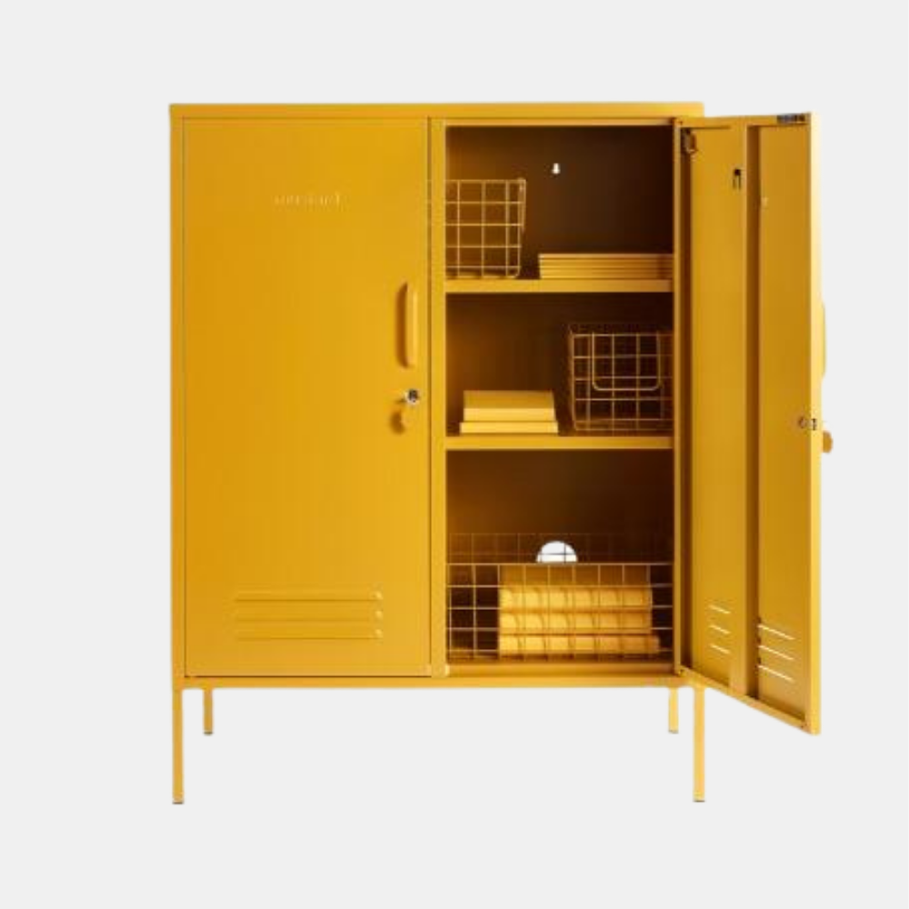 Mustard | Midi Locker - Mustard | Shut the Front Door