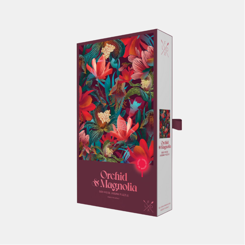 Flox | Flox - 500 Pce Puzzle - Orchid & Magnolia | Shut the Front Door