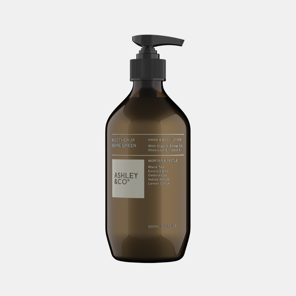 Ashley & Co | Gone Green Sootherup Hand & Body Lotion - Mortar & Pestle | Shut the Front Door