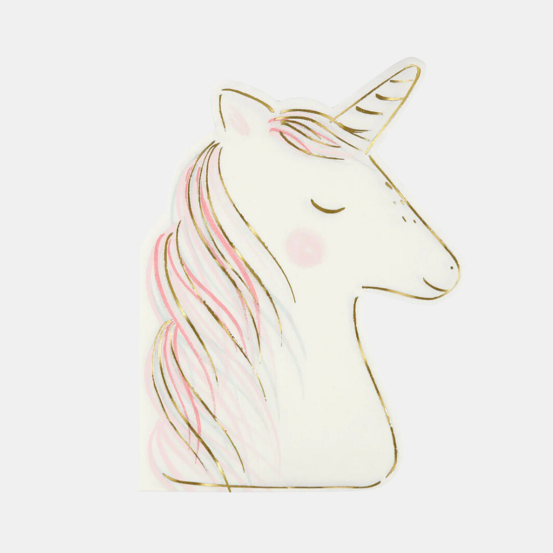 Meri Meri | Unicorn Napkin Large pk16 | Shut the Front Door