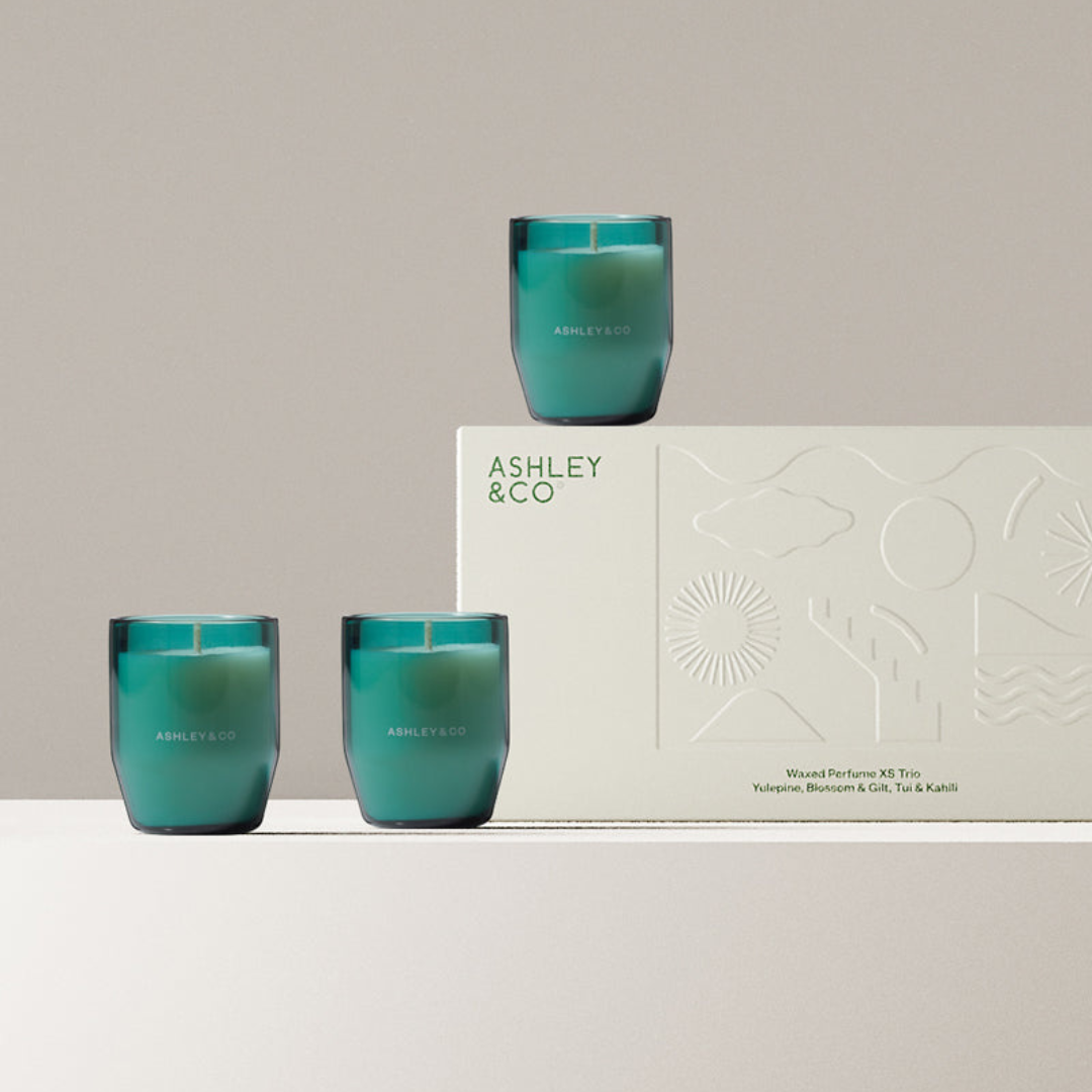 Ashley & Co | Waxed Perfume Candles Starlight Trio - TK+BF+YP | Shut the Front Door