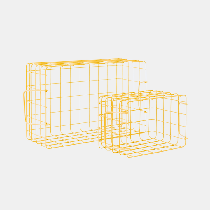 Mustard | Basket Small - Mustard | Shut the Front Door