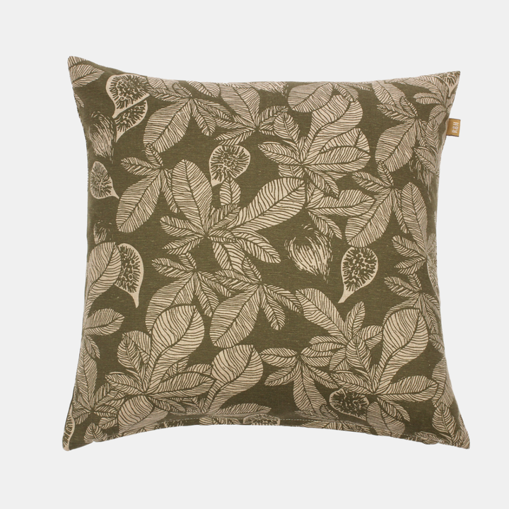 Raine & Humble | Fig Tree Cushion 45x45cm - Burnt Olive | Shut the Front Door