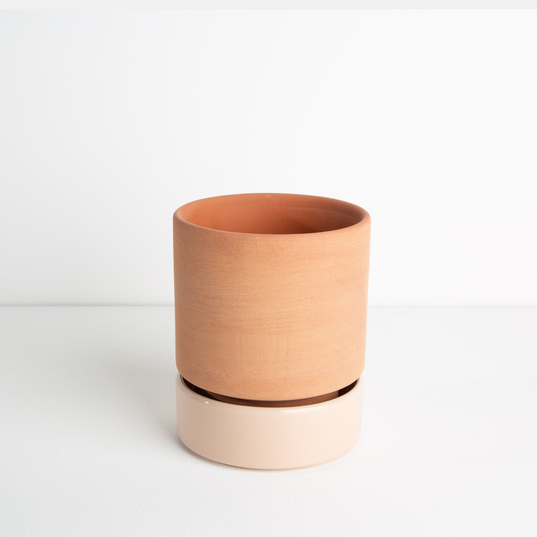 Garcia | Grace Planter Small - Rose Terracotta & Dusty Rose | Shut the Front Door