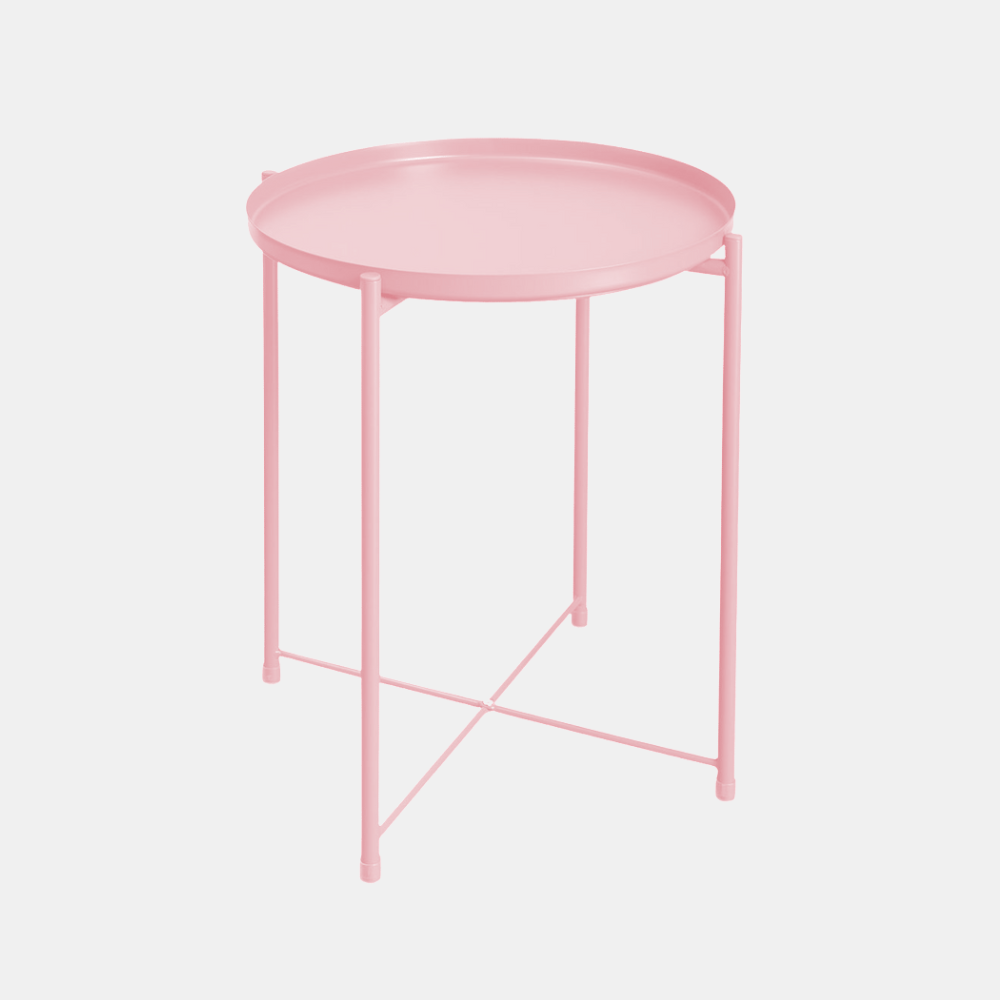 Garcia | Metal Tray Table - Dusky Pink | Shut the Front Door